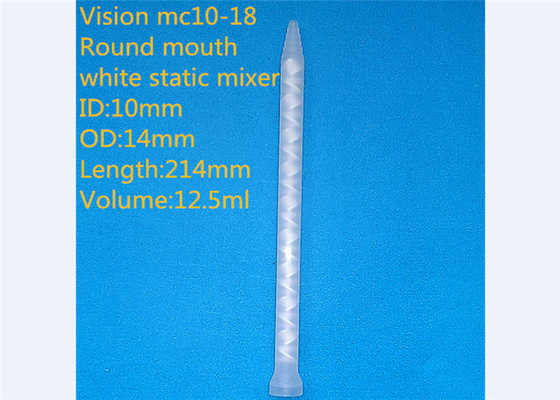 Vmc10-18 Quảng trường Pp / Pom Static Mixer Nozzle Đối Trộn Keo