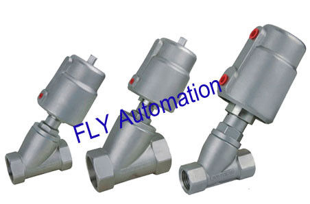 2000 Threaded Cảng 2/2 Way Góc Seat Van khí nén tích hợp PPS Thiết bị truyền động
