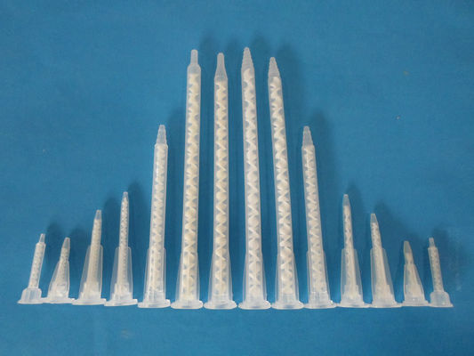 5-17s 50ml Cartridge Bayonet Static Mixer tip, nhựa PP Nozzle tĩnh