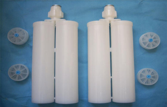 PE 600ml 1: 1 Double Pha Chế hàn Cartridge cho keo, keo AB và silicon