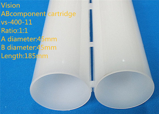 400ml 1: 1 AB Keo Cartridge Tow thành phần rỗng Silicone Cartridge Đối với Epoxy Keo