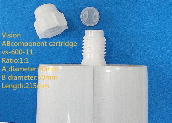 AB Glue 600ml 1: 1 Hai phần Epoxy Cartridge kép Cartridge AB Keo Cartridge