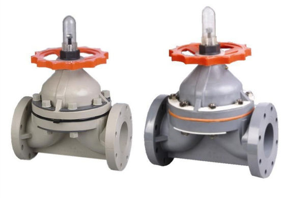Hóa chất chống nhựa van màng, UPVC, CPVC, PVDF, van hoành PPG cho dầu và khí công nghiệp