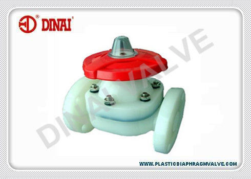van màng PVDF / PTFE nhựa, loại đập, 1/2 &quot;đến 10&quot; DIN, ANSI # 16.5, kết nối mặt bích JIS10K, PN10