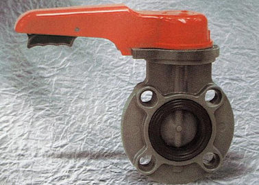 Ăn mòn chống van bướm nhựa cho hệ thống đường ống tẩy axit, UPVC, CPVC, PVDF, PP, PPH bịa đặt