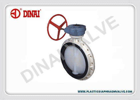 tay cầm van bướm PVDF, loại wafer, 1 &quot;đến 8&quot;, PN1.0Mpa