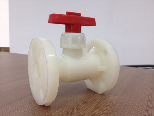 PN10 thanh PP-H nhựa bích bóng van, 1/2 &quot;đến 12&quot; DIN, ANSI, JIS kết nối mặt bích