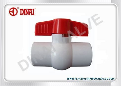Dòng Mất thấp UPVC gọn nhựa Ball Valve, ANSI / JIS / DIN End