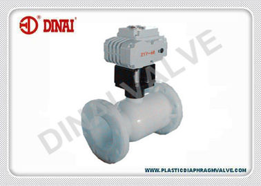Nhựa điện Ball Valve DC24V AC220V, chỉnh Loại Với Limit Switch