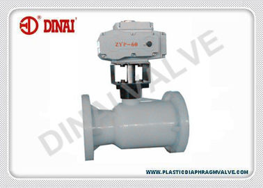 Nhựa điện Ball Valve DC24V AC220V, chỉnh Loại Với Limit Switch