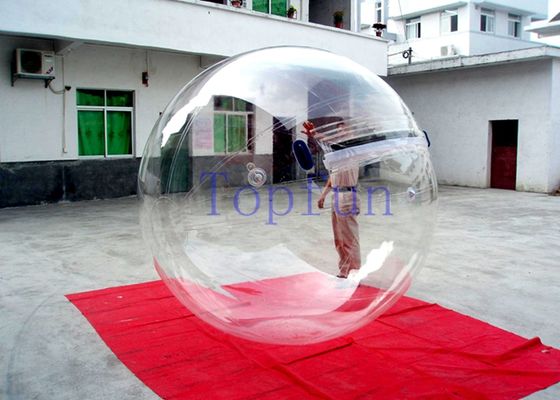 Dây kéo nhập khẩu 2m Bóng bơm hơi nước trong suốt 1.0mm PVC / TPU