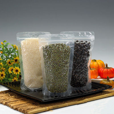 Walnut / Snack / Rice Nhựa Túi Bao bì Tranaparent với Zipper